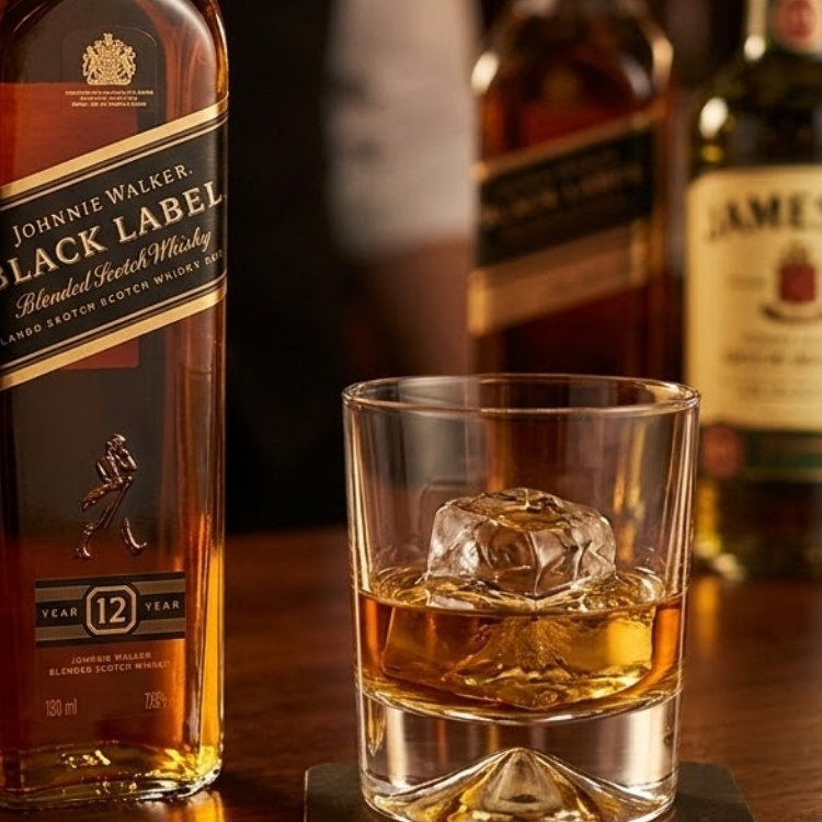 JOHNNIE WALKER BLACK LABEL DUBLE